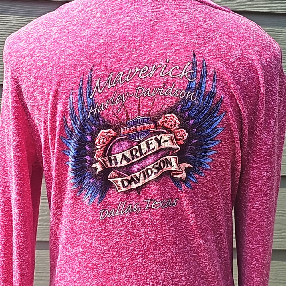 2014 MAVERICK HARLEY-DAVIDSON HOODED SHIRT SIZE MEDIUM
